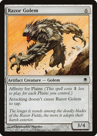 Razor Golem [Darksteel] | Mega City Incorporated