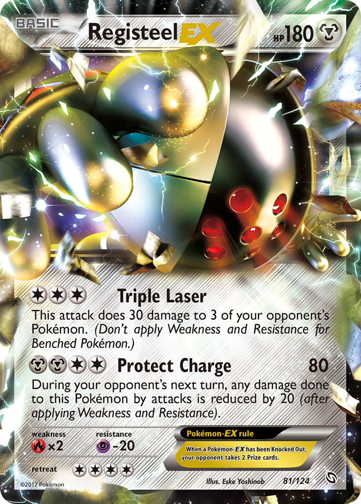 Registeel EX (81/124) [Black & White: Dragons Exalted] | Mega City Incorporated