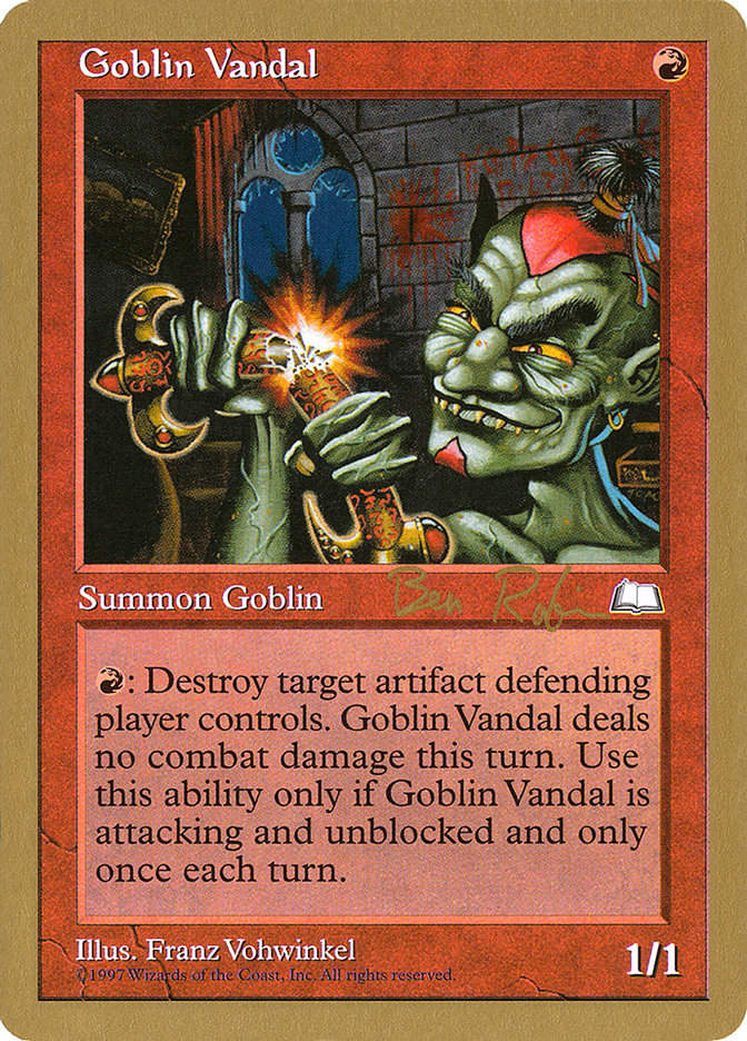 Goblin Vandal (Ben Rubin) [World Championship Decks 1998] | Mega City Incorporated