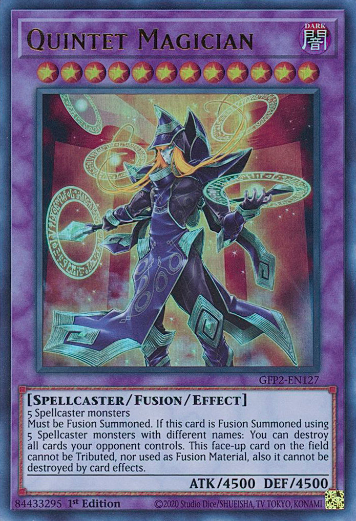 Quintet Magician [GFP2-EN127] Ultra Rare | Mega City Incorporated