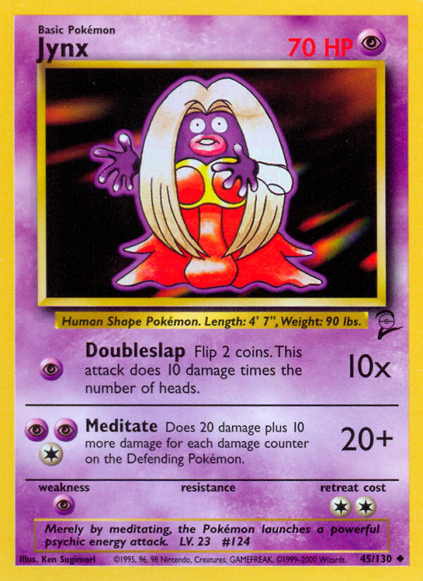 Jynx (45/130) [Base Set 2] | Mega City Incorporated