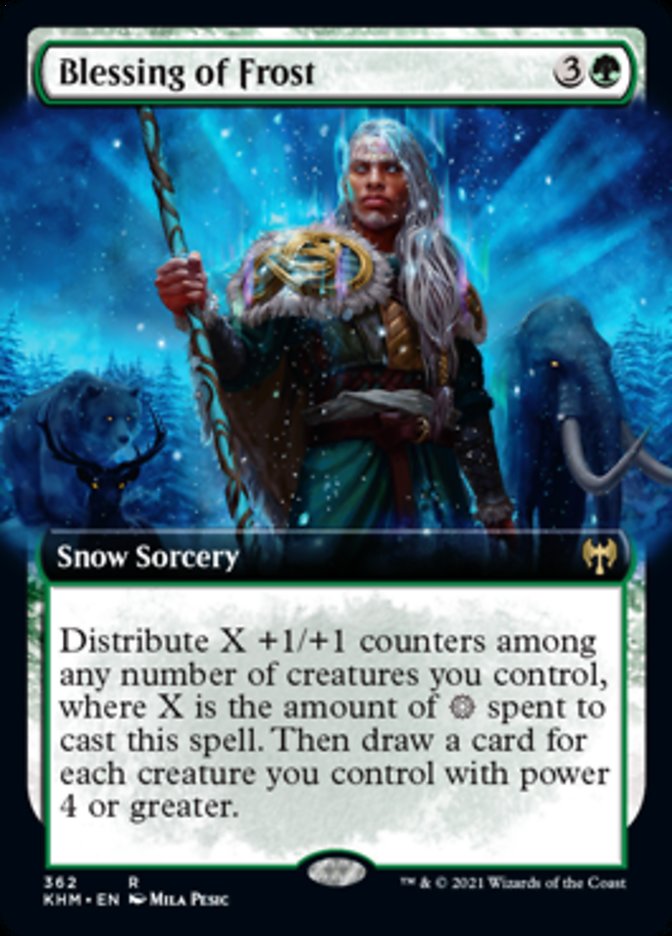 Blessing of Frost (Extended Art) [Kaldheim] | Mega City Incorporated