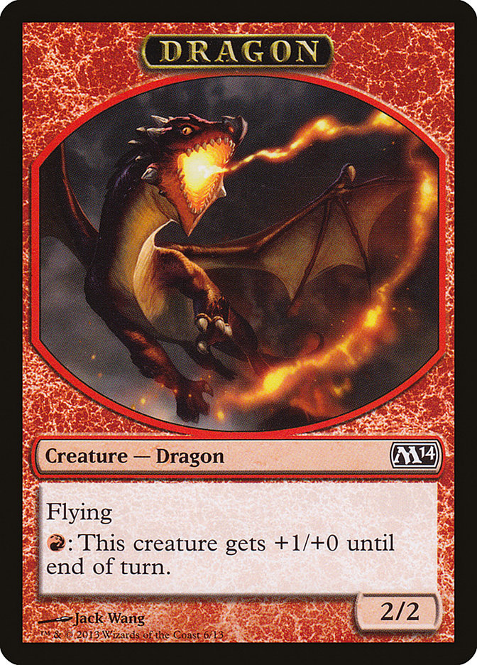 Dragon [Magic 2014 Tokens] | Mega City Incorporated