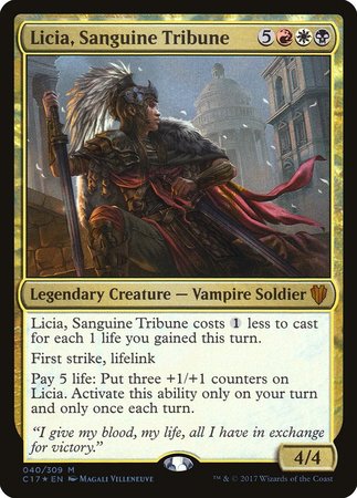 Licia, Sanguine Tribune [Commander 2017] | Mega City Incorporated