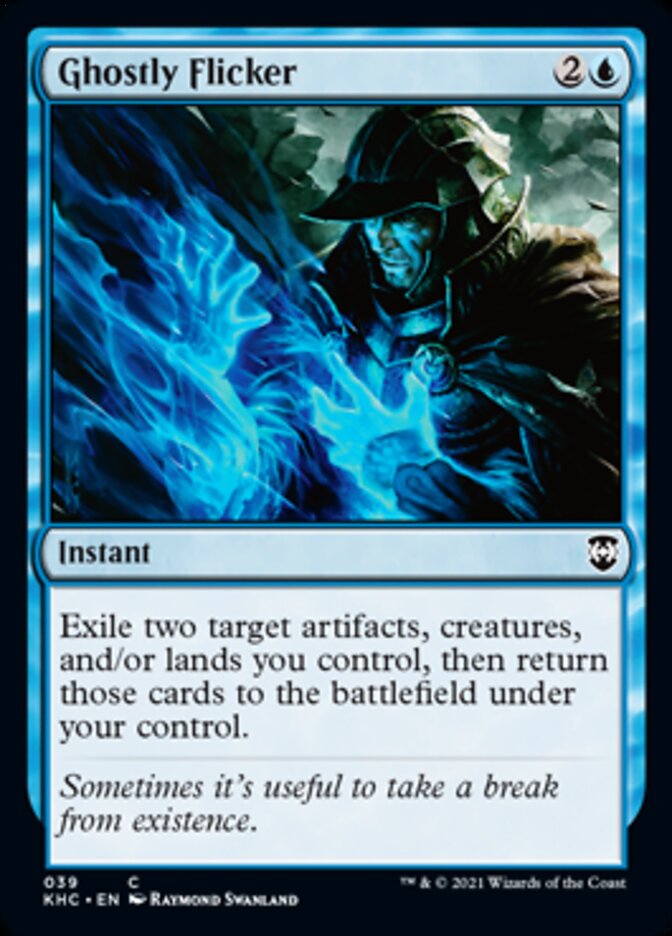 Ghostly Flicker [Kaldheim Commander] | Mega City Incorporated