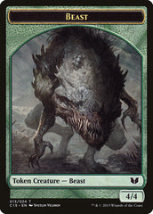 Beast // Snake (017) Double-Sided Token [Commander 2015 Tokens] | Mega City Incorporated