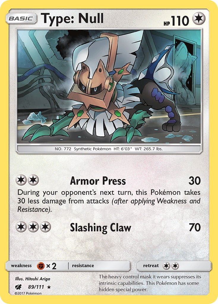 Type: Null (89/111) (Theme Deck Exclusive) [Sun & Moon: Crimson Invasion] | Mega City Incorporated