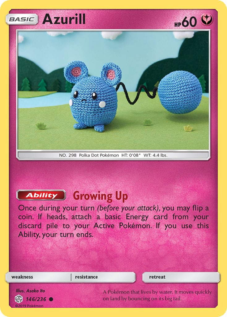 Azurill (146/236) [Sun & Moon: Cosmic Eclipse] | Mega City Incorporated