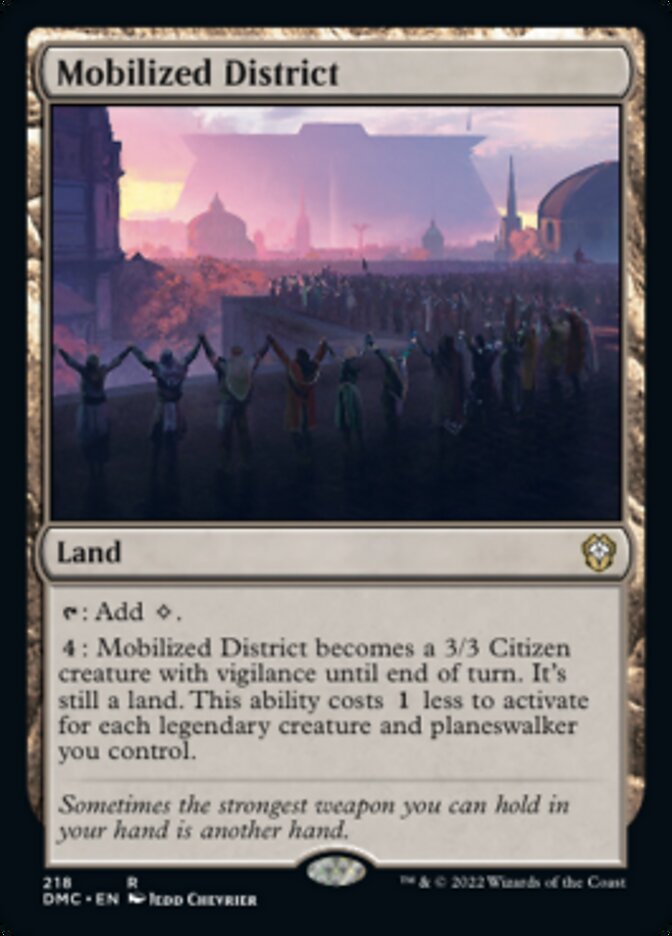 Mobilized District [Dominaria United Commander] | Mega City Incorporated