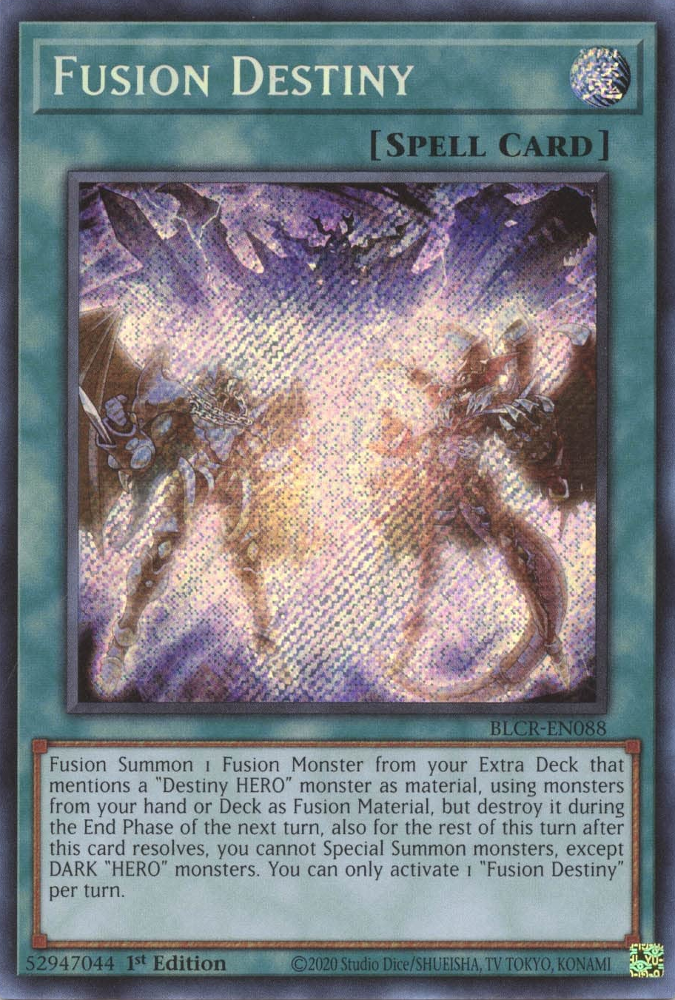 Fusion Destiny [BLCR-EN088] Secret Rare | Mega City Incorporated