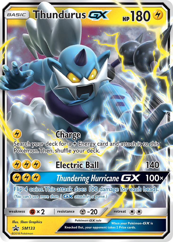 Thundurus GX (SM133) [Sun & Moon: Black Star Promos] | Mega City Incorporated