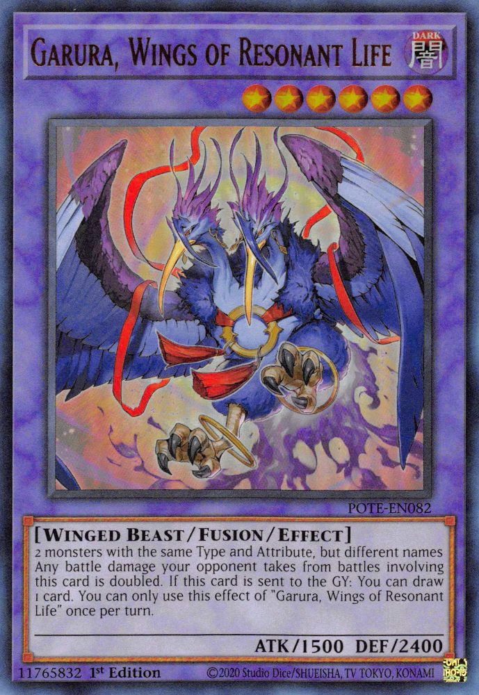 Garura, Wings of Resonant Life [POTE-EN082] Ultra Rare | Mega City Incorporated