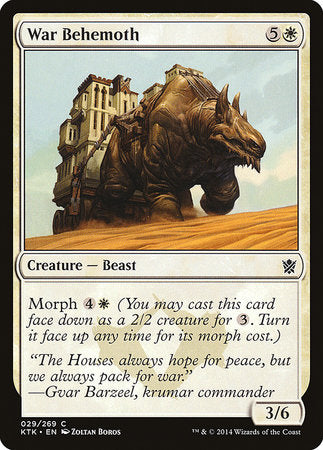 War Behemoth [Khans of Tarkir] | Mega City Incorporated