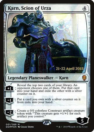 Karn, Scion of Urza [Dominaria Promos] | Mega City Incorporated