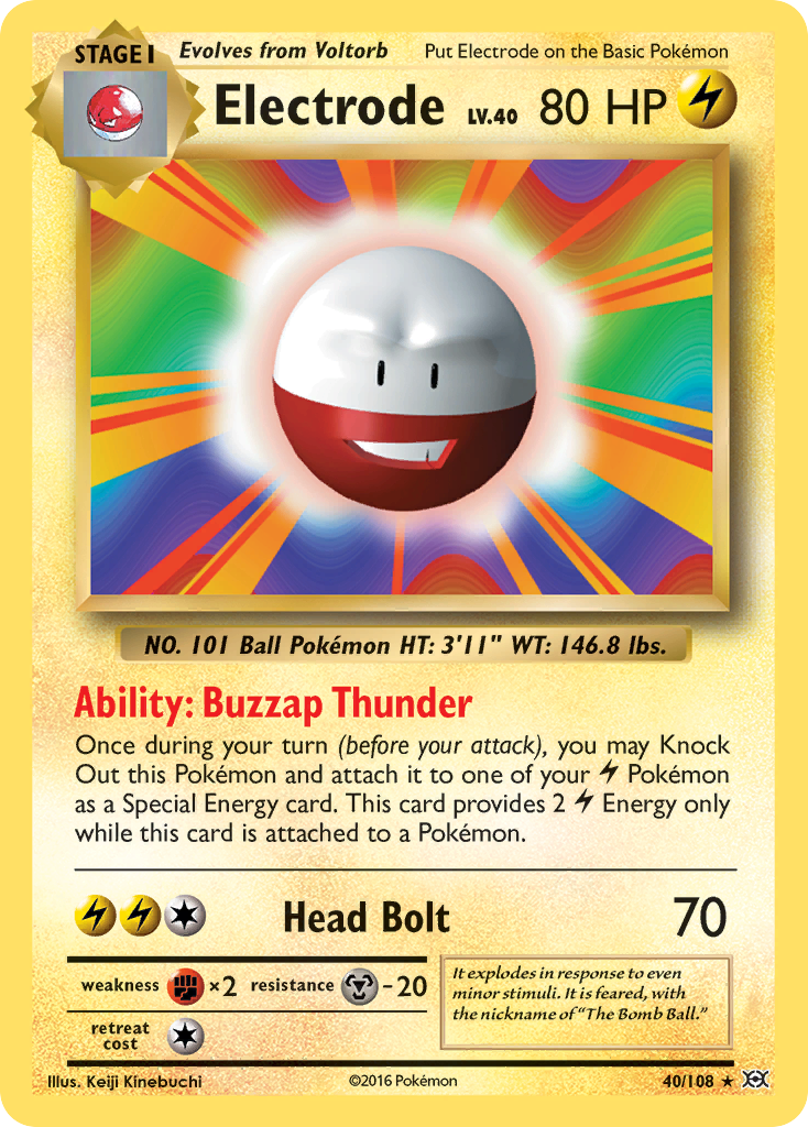 Electrode (40/108) [XY: Evolutions] | Mega City Incorporated