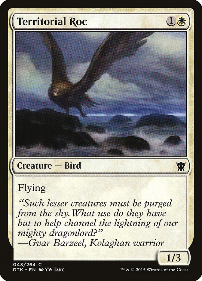 Territorial Roc [Dragons of Tarkir] | Mega City Incorporated