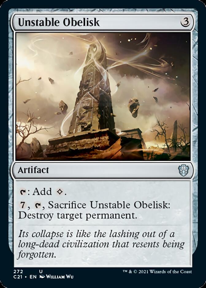 Unstable Obelisk [Commander 2021] | Mega City Incorporated