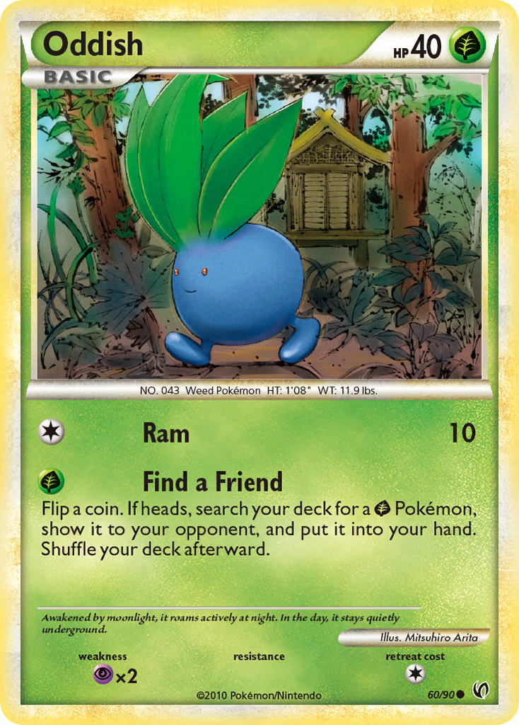 Oddish (60/90) [HeartGold & SoulSilver: Undaunted] | Mega City Incorporated