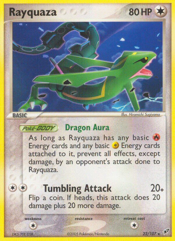 Rayquaza (22/107) (Theme Deck Exclusive) [EX: Deoxys] | Mega City Incorporated