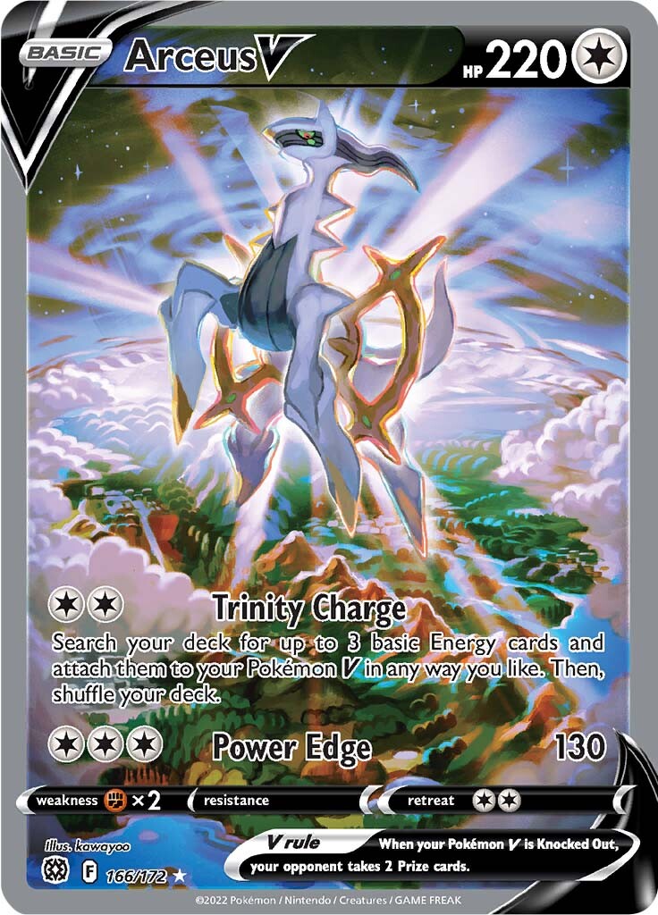 Arceus V (166/172) [Sword & Shield: Brilliant Stars] | Mega City Incorporated