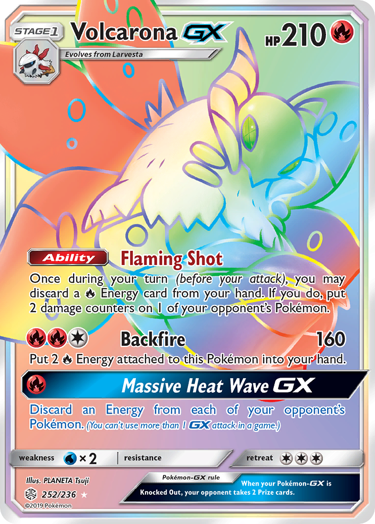 Volcarona GX (252/236) [Sun & Moon: Cosmic Eclipse] | Mega City Incorporated