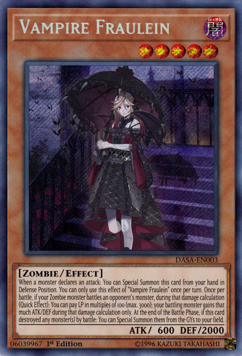 Vampire Fraulein [DASA-EN003] Secret Rare | Mega City Incorporated