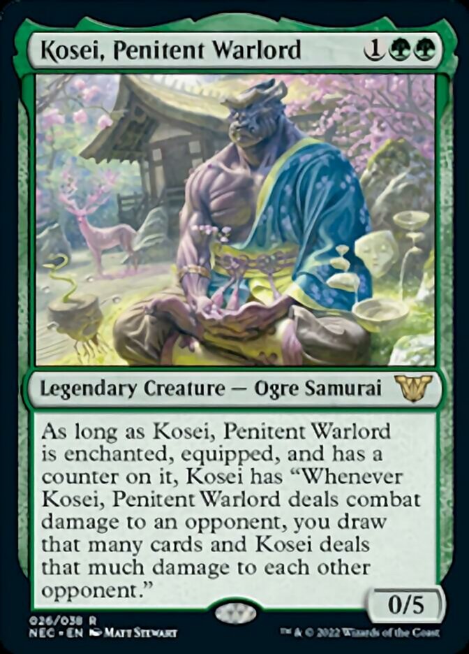 Kosei, Penitent Warlord [Kamigawa: Neon Dynasty Commander] | Mega City Incorporated