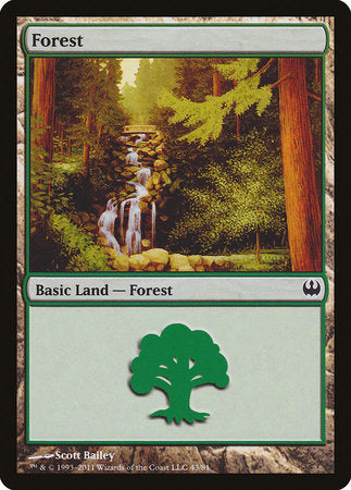 Forest (43) [Duel Decks: Knights vs. Dragons] | Mega City Incorporated