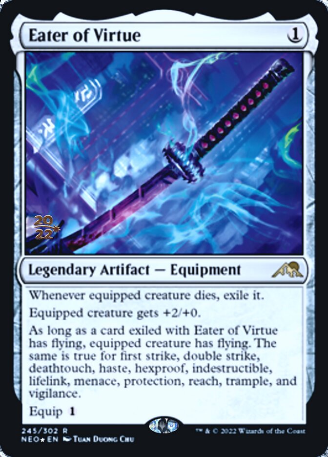 Eater of Virtue [Kamigawa: Neon Dynasty Prerelease Promos] | Mega City Incorporated