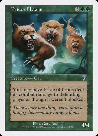 Pride of Lions [Seventh Edition] | Mega City Incorporated