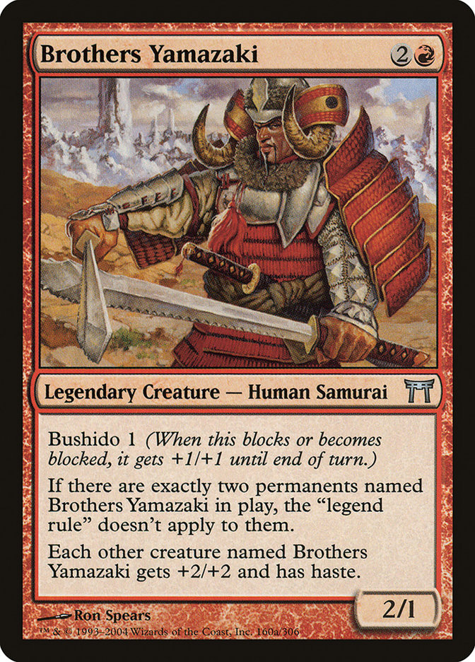 Brothers Yamazaki (160a/306) [Champions of Kamigawa] | Mega City Incorporated