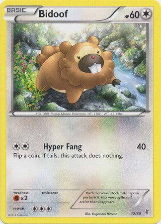 Bidoof (12/30) [XY: Trainer Kit 1 - Bisharp] | Mega City Incorporated