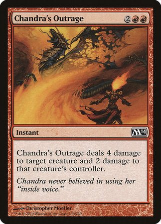 Chandra's Outrage [Magic 2014] | Mega City Incorporated