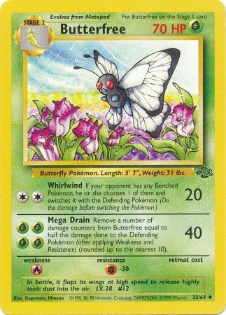 Butterfree (33/64) [Jungle Unlimited] | Mega City Incorporated