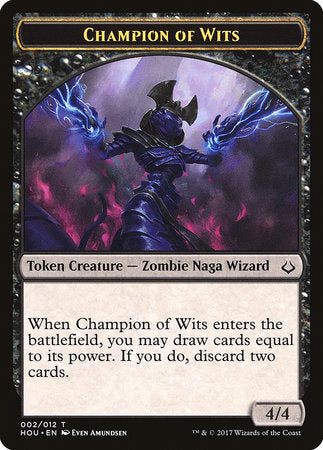 Champion of Wits Token [Hour of Devastation Tokens] | Mega City Incorporated