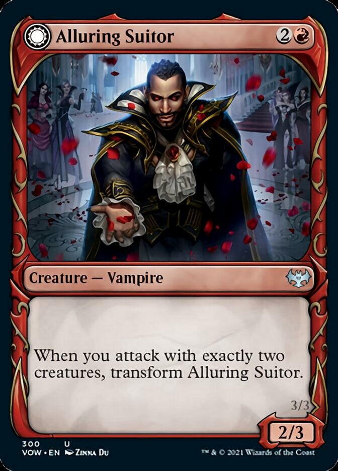 Alluring Suitor // Deadly Dancer (Showcase Fang Frame) [Innistrad: Crimson Vow] | Mega City Incorporated