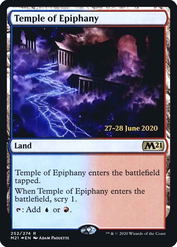 Temple of Epiphany  [Core Set 2021 Prerelease Promos] | Mega City Incorporated