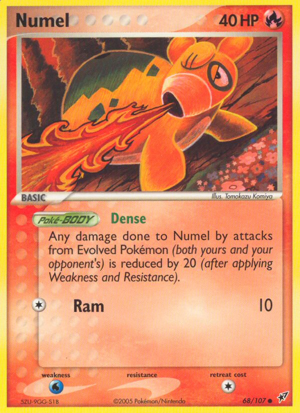 Numel (68/107) [EX: Deoxys] | Mega City Incorporated