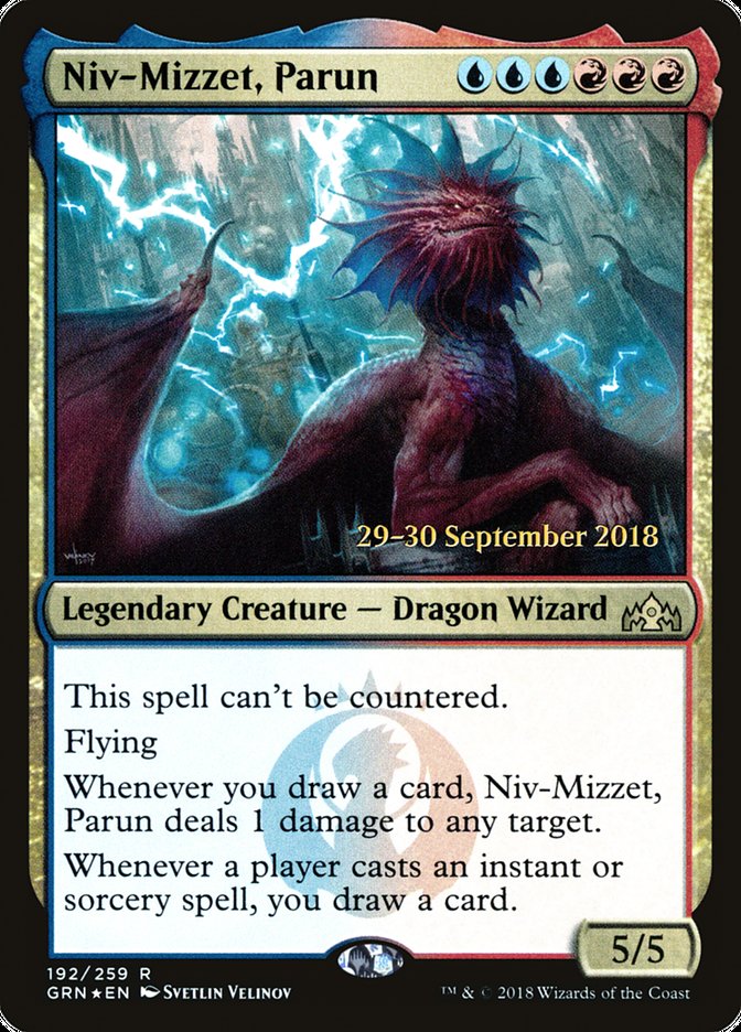 Niv-Mizzet, Parun  [Guilds of Ravnica Prerelease Promos] | Mega City Incorporated