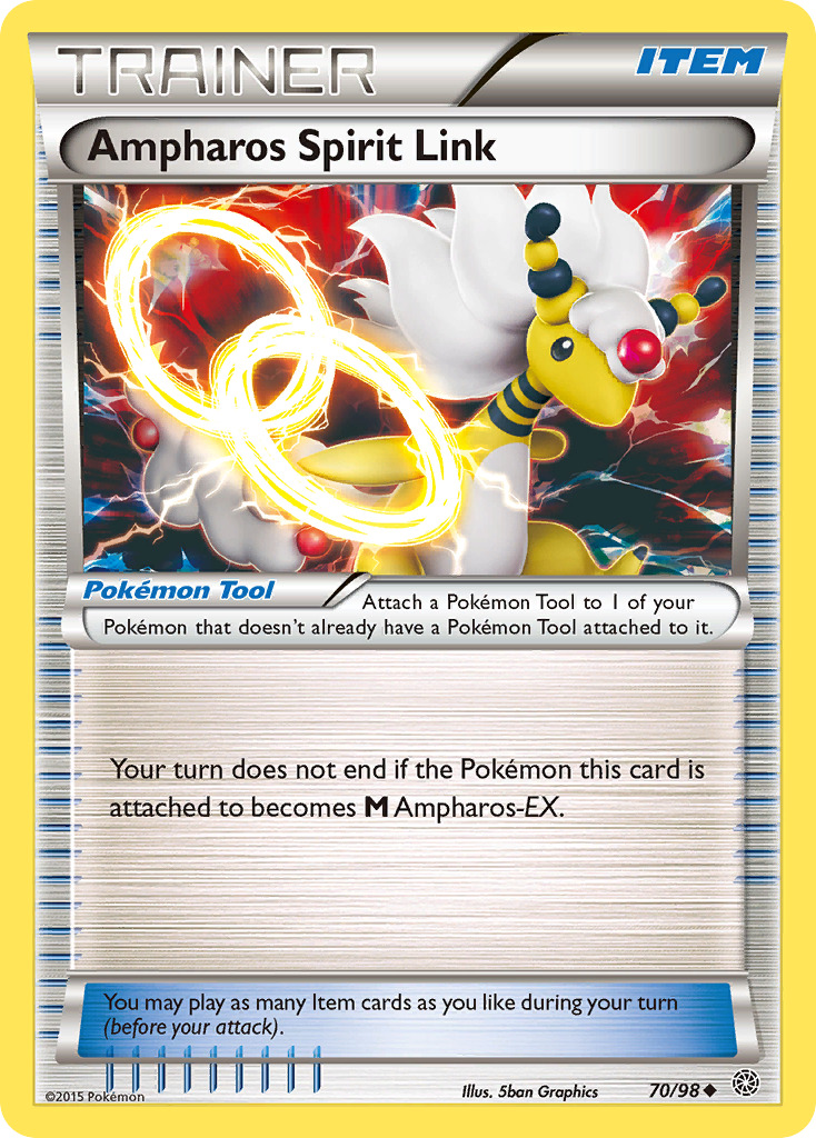 Ampharos Spirit Link (70/98) [XY: Ancient Origins] | Mega City Incorporated