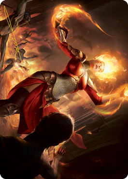 Light Up the Night Art Card (Gold-Stamped Signature) [Innistrad: Midnight Hunt Art Series] | Mega City Incorporated