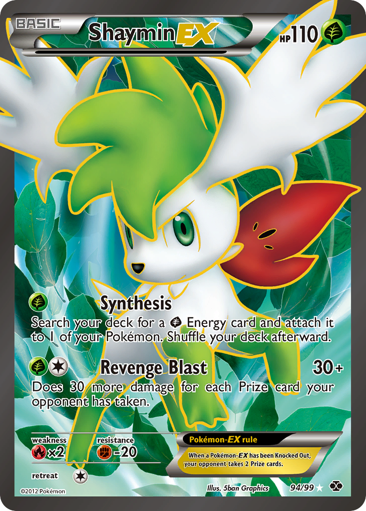 Shaymin EX (94/99) [Black & White: Next Destinies] | Mega City Incorporated