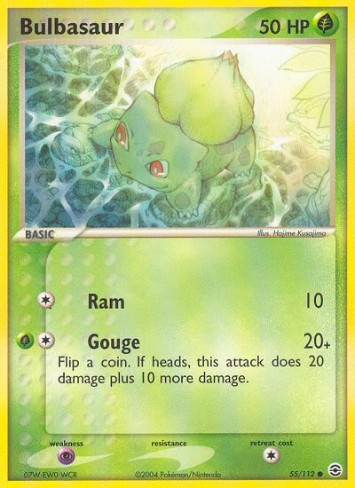 Bulbasaur (55/112) [EX: FireRed & LeafGreen] | Mega City Incorporated