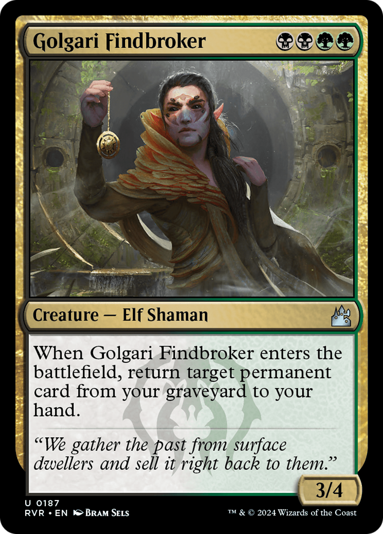 Golgari Findbroker [Ravnica Remastered] | Mega City Incorporated