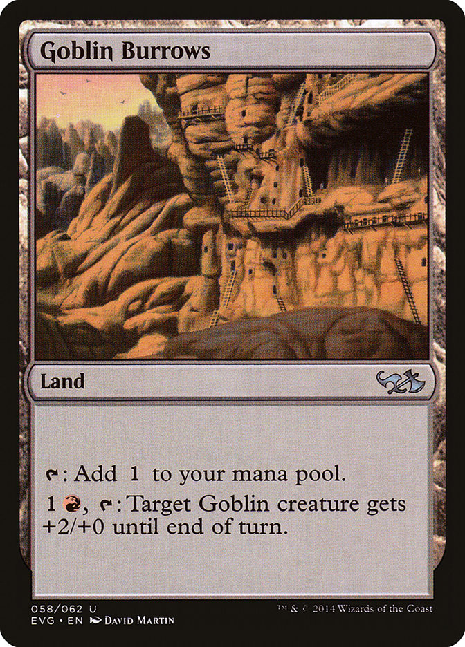 Goblin Burrows (Elves vs. Goblins) [Duel Decks Anthology] | Mega City Incorporated