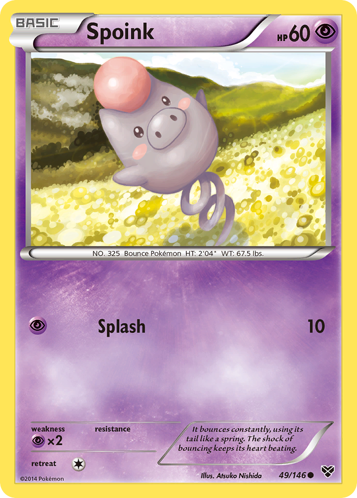 Spoink (49/146) [XY: Base Set] | Mega City Incorporated