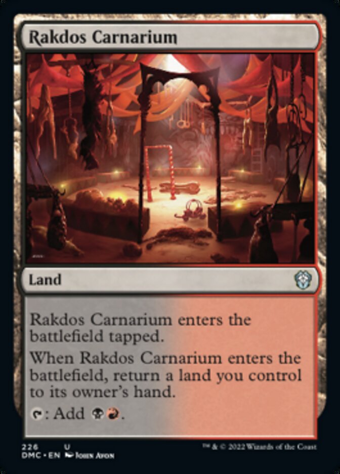 Rakdos Carnarium [Dominaria United Commander] | Mega City Incorporated