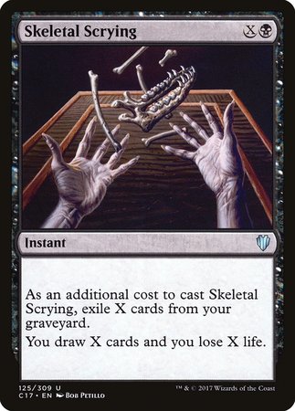 Skeletal Scrying [Commander 2017] | Mega City Incorporated