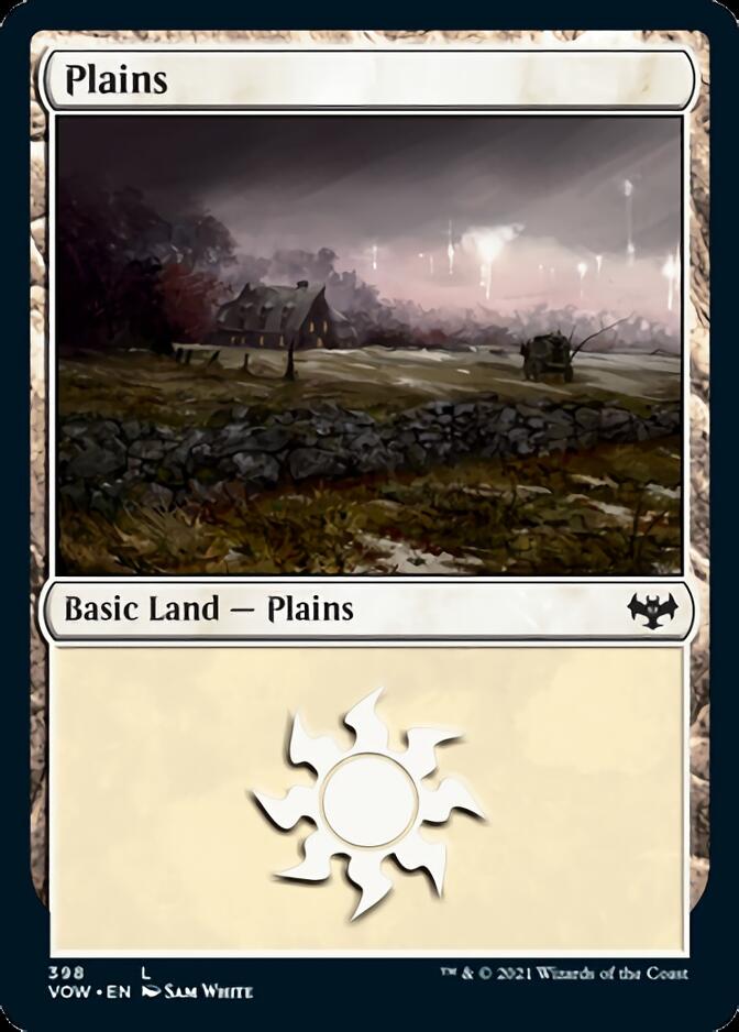 Plains (398) [Innistrad: Crimson Vow] | Mega City Incorporated