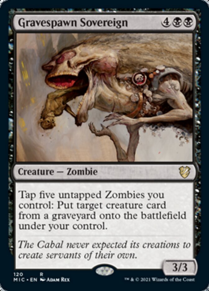 Gravespawn Sovereign [Innistrad: Midnight Hunt Commander] | Mega City Incorporated